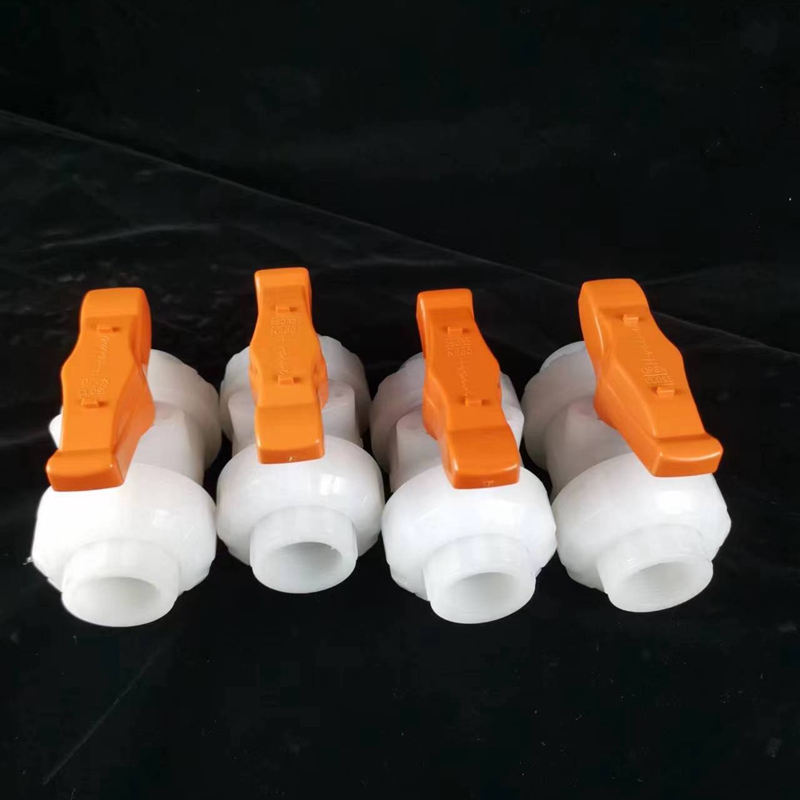 PVDF 双由令球阀